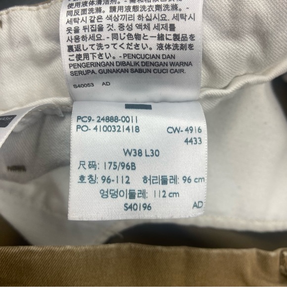 Levi's 511 Chino Slim Dark Tan Men's Pants Tag 38x30 - Picture 5 of 10